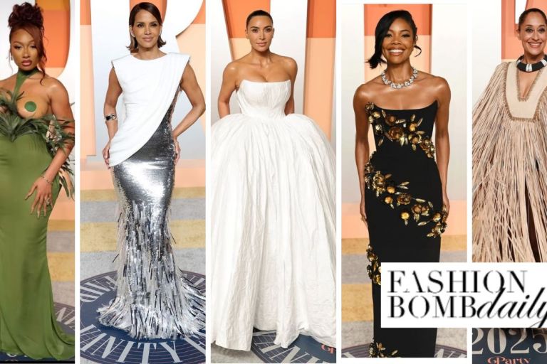 Vanity Fair Oscar After-Party 2025: Megan Thee Stallion Looks Sizzling Hot in a Custom Green Feather Gown , Halle Berry Stuns in a Silver Georges Chakra Dress , Kim Kardashian Looks Like a Princess in a White Balenciaga Gown + More!