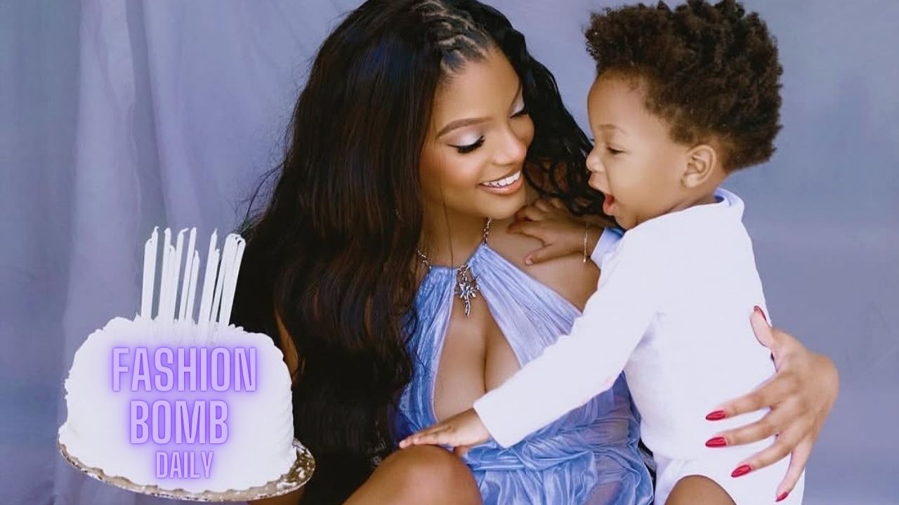 Halle Bailey Celebrated Her Birthday in a Lavender DI PETSA Gown