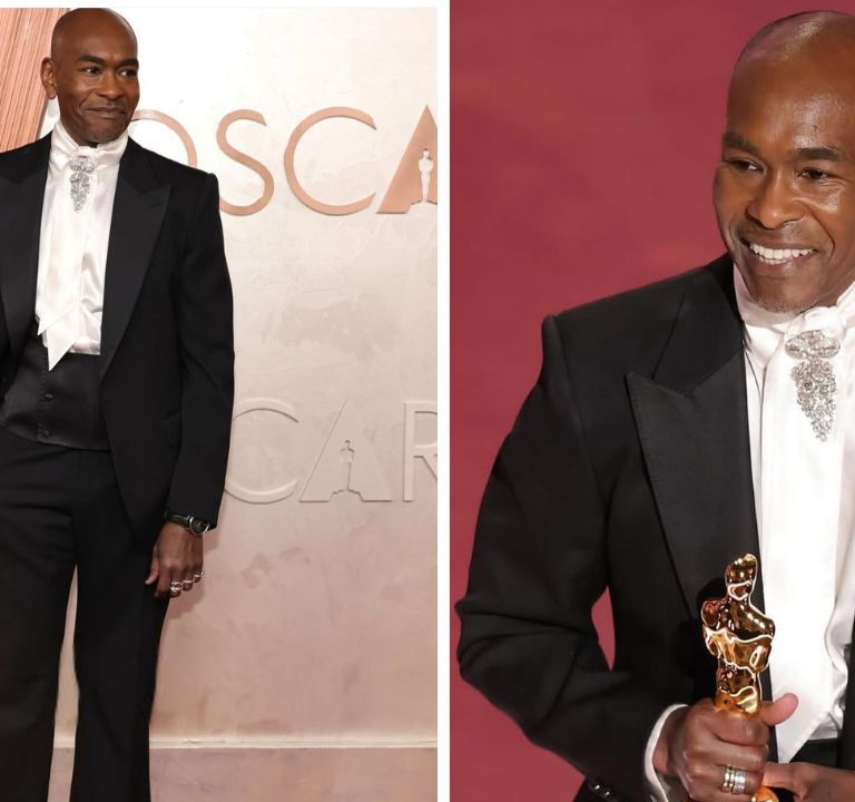 Paul Tazewell Breaks History Winning ‘Costume Design’ at the Oscars in a Custom Black Dolce & Gabbana Suit