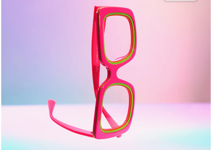vooglam pink tinted glasses