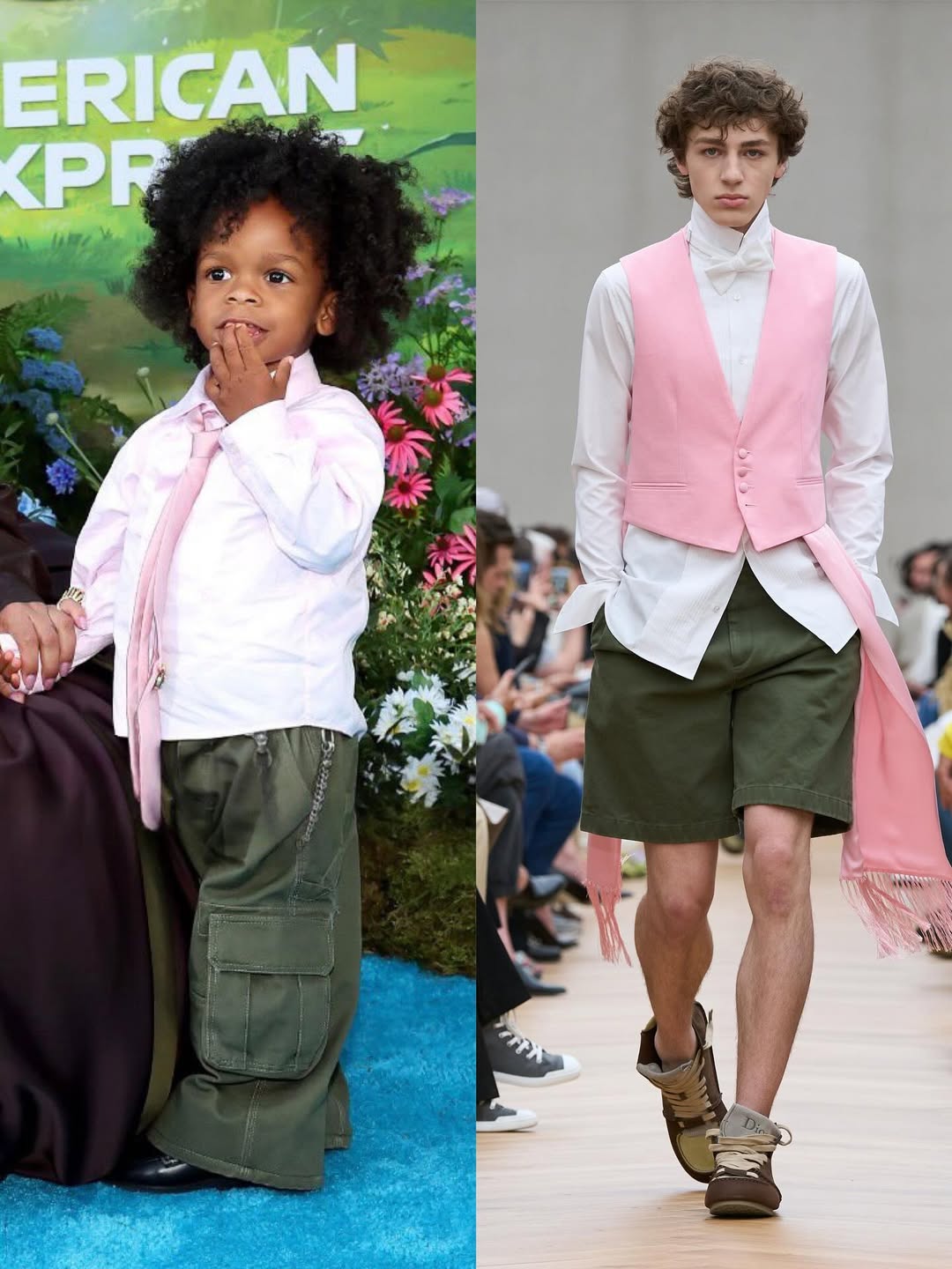 Rihanna Wears Custom YSL, Sons RZA and Riot Rock Custom Dior Men at The