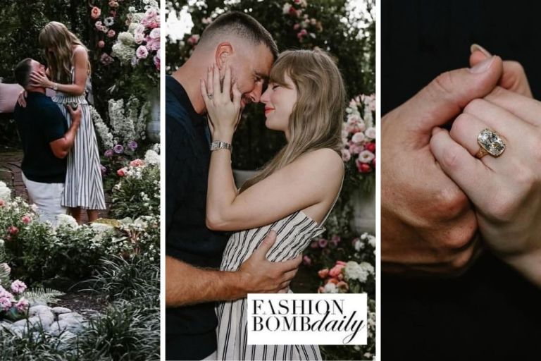 Fashion Bomb Couples: Taylor Swift and Travis Kelce Announce Their Engagement in Navy and White Polo Ralph Lauren Looks