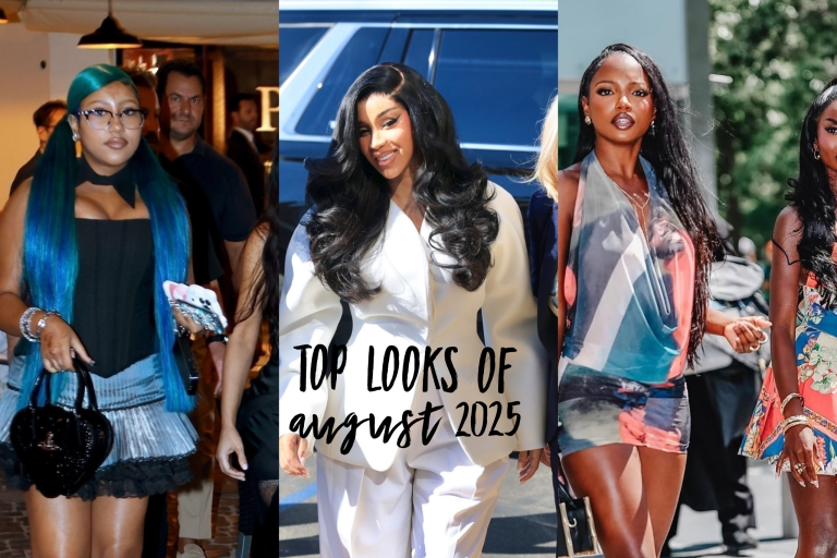 Look of the Month August 2025 : Cardi B in a White Jacquemus Suit, Chelley and Olandria in PatBo and Mugler, Rihanna in Fenty, and More!