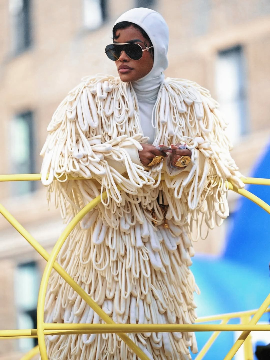Thanksgiving 2025 Style Roundup: Teyana Taylor in White Jil Sander x Moncler, Ciara in Pink Cordova, Cynthia Erivo in Max Mara, and More!