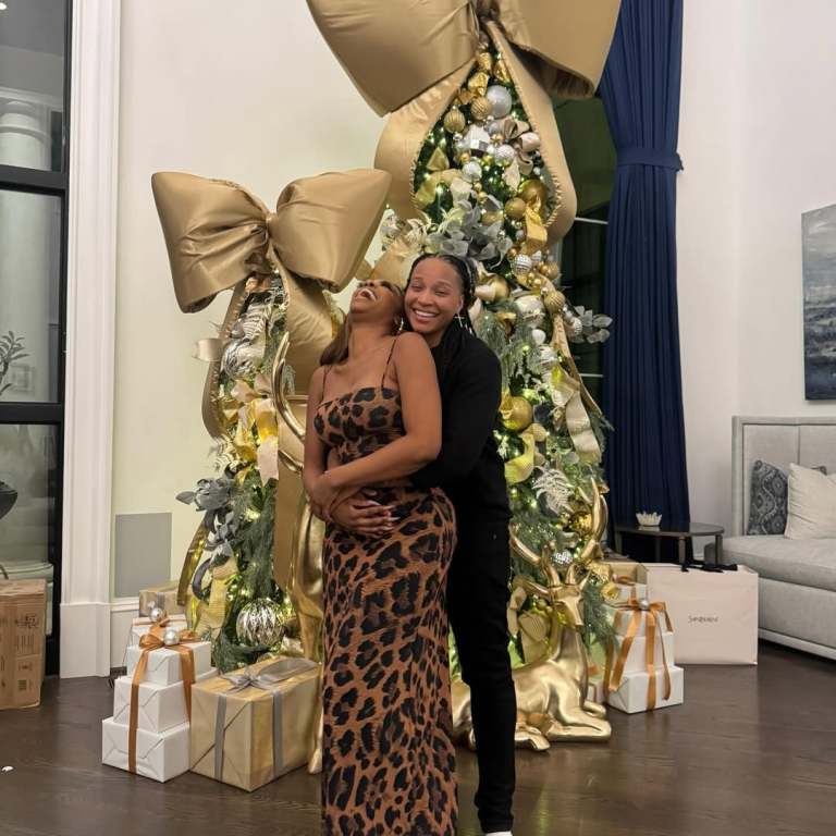 Porsha Williams Debuts New Girlfriend on Thanksgiving Wearing a $128 Naked Wardrobe Leopard Dress