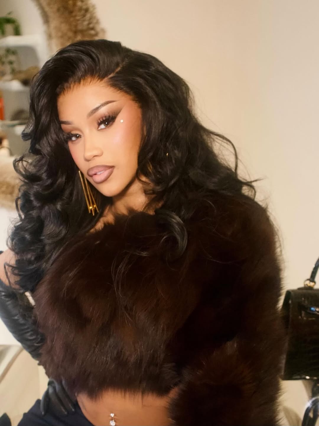 Cardi B Celebrates Stefon Diggs' Art Basel Furniture Showcase in