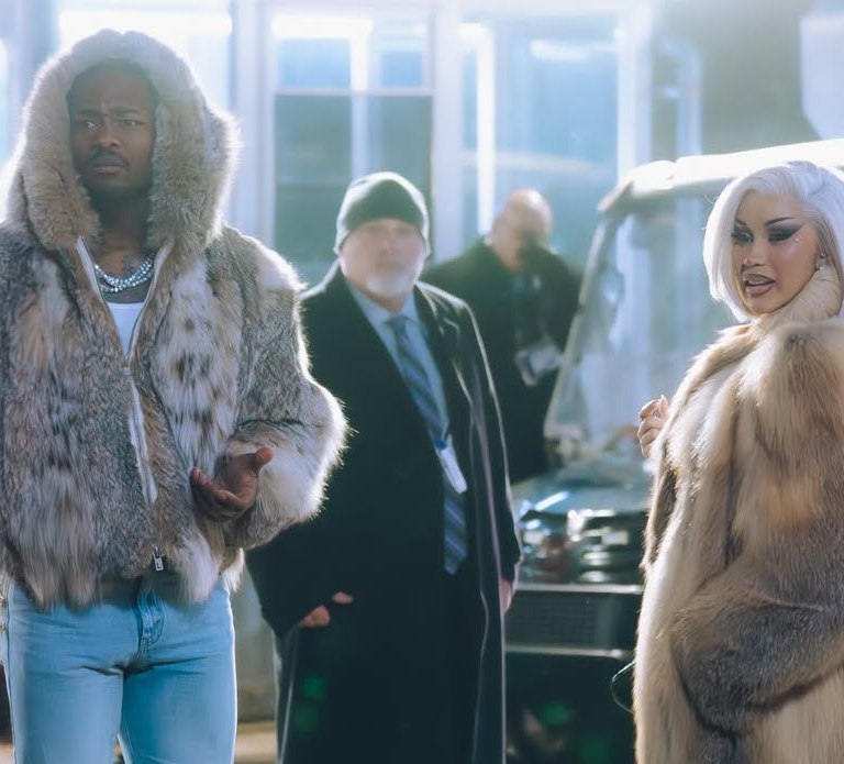 Cardi B and Stefon Diggs Step Out in Fur Coats After Sunday Night Football in Baltimore
