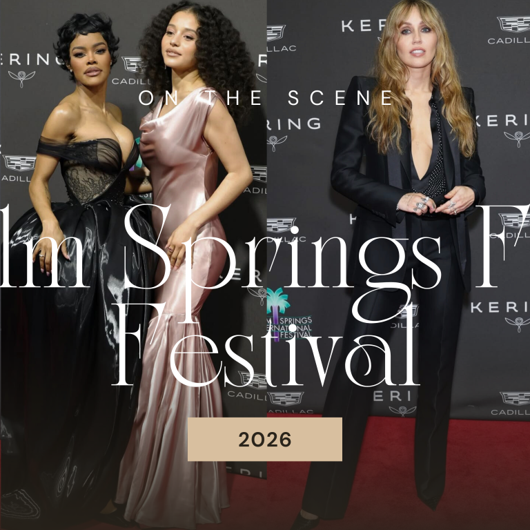 On the Scene at the Palm Springs International Film Festival: Teyana Taylor in Miss Sohee, Kylie Jenner in Ludovic de Saint Sernin, Colman Domingo in Prada, Renate Reinsve in Givenchy, and More!