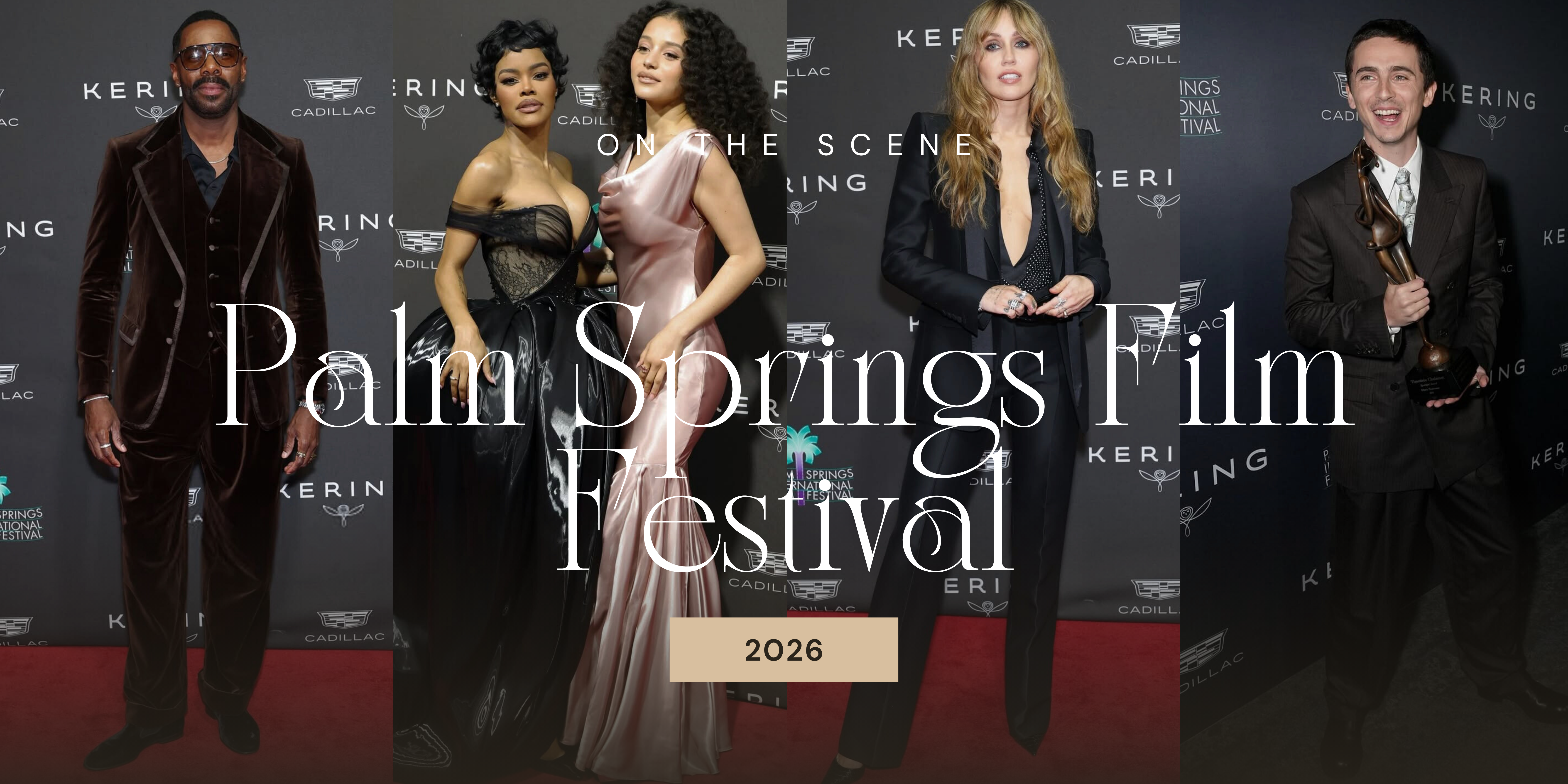 8 On The Scene At The Palm Springs International Film Festival Teyana Taylor In Miss Sohee Kylie Jenner In Ludovic De Saint Sernin Colman Domingo In Prada Renate Reinsve In Givenchy And More