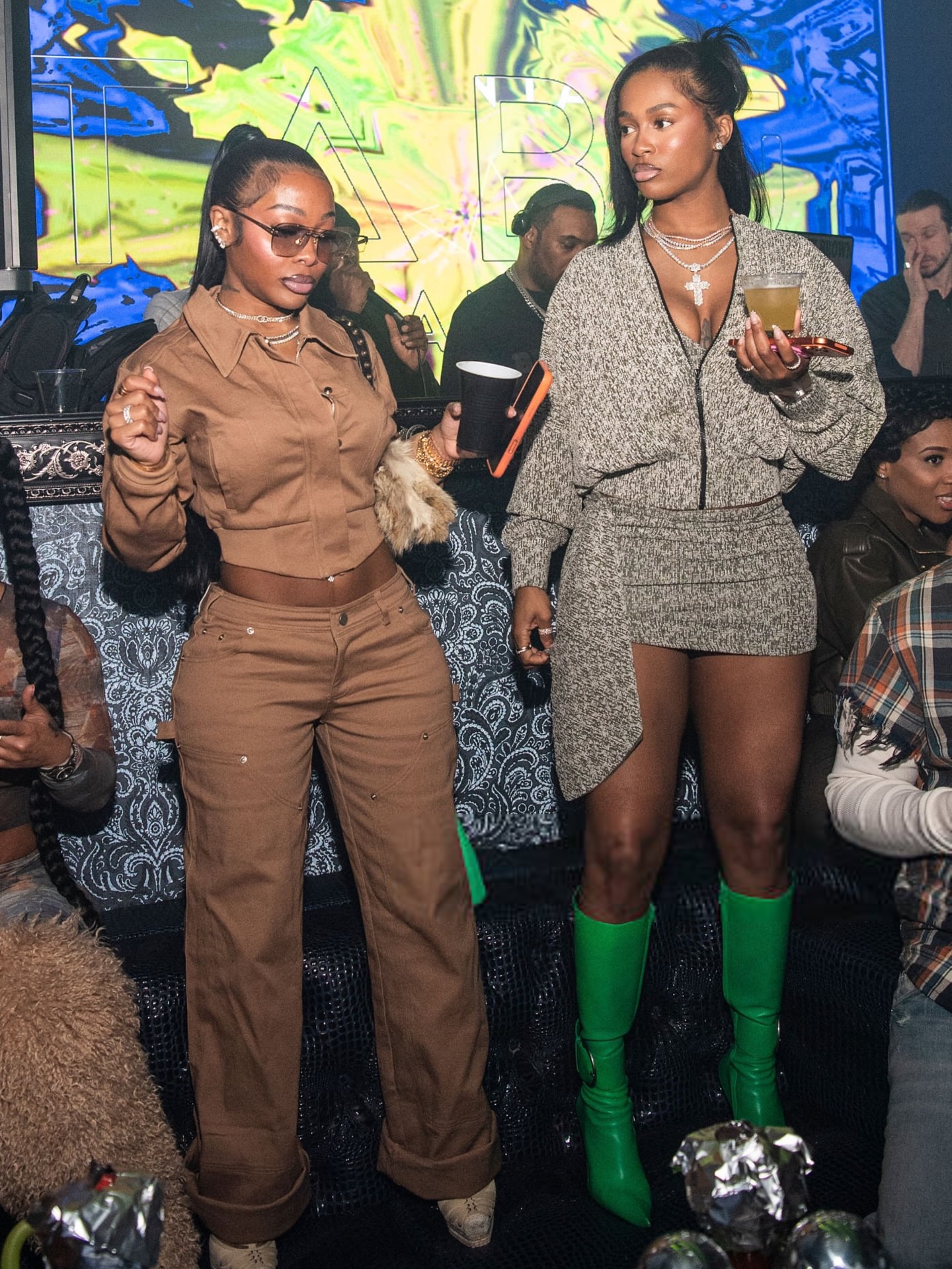 Jayda Cheaves And Dess Dior Step Out In CM Studios And CouCoo At Tabu Saturdays