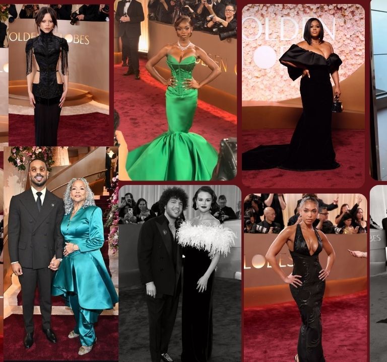 Top 10 Best-Dressed at the 83rd Golden Globes: Olandria Dazzles in a Green Christian Siriano Gown, JLO in a Brown Sheer Vintage Jean-Louis Scherrer Look, Lori Harvey in a Black Roberto Cavalli dress & More!