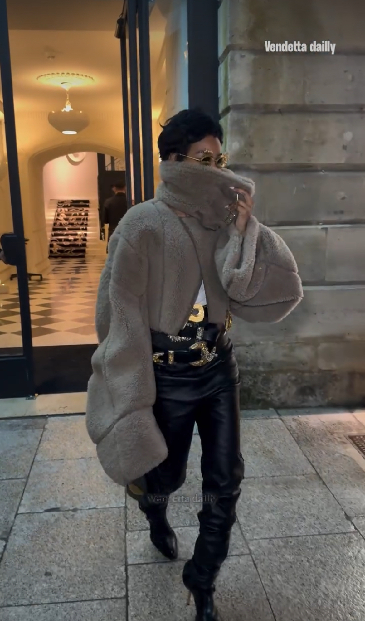 Top 5 Looks Of January Cardi B In A Burgundy Patent Rowen Rose Look Elton John In A Lime Green Set Teyana Taylor In Schiaparelli More