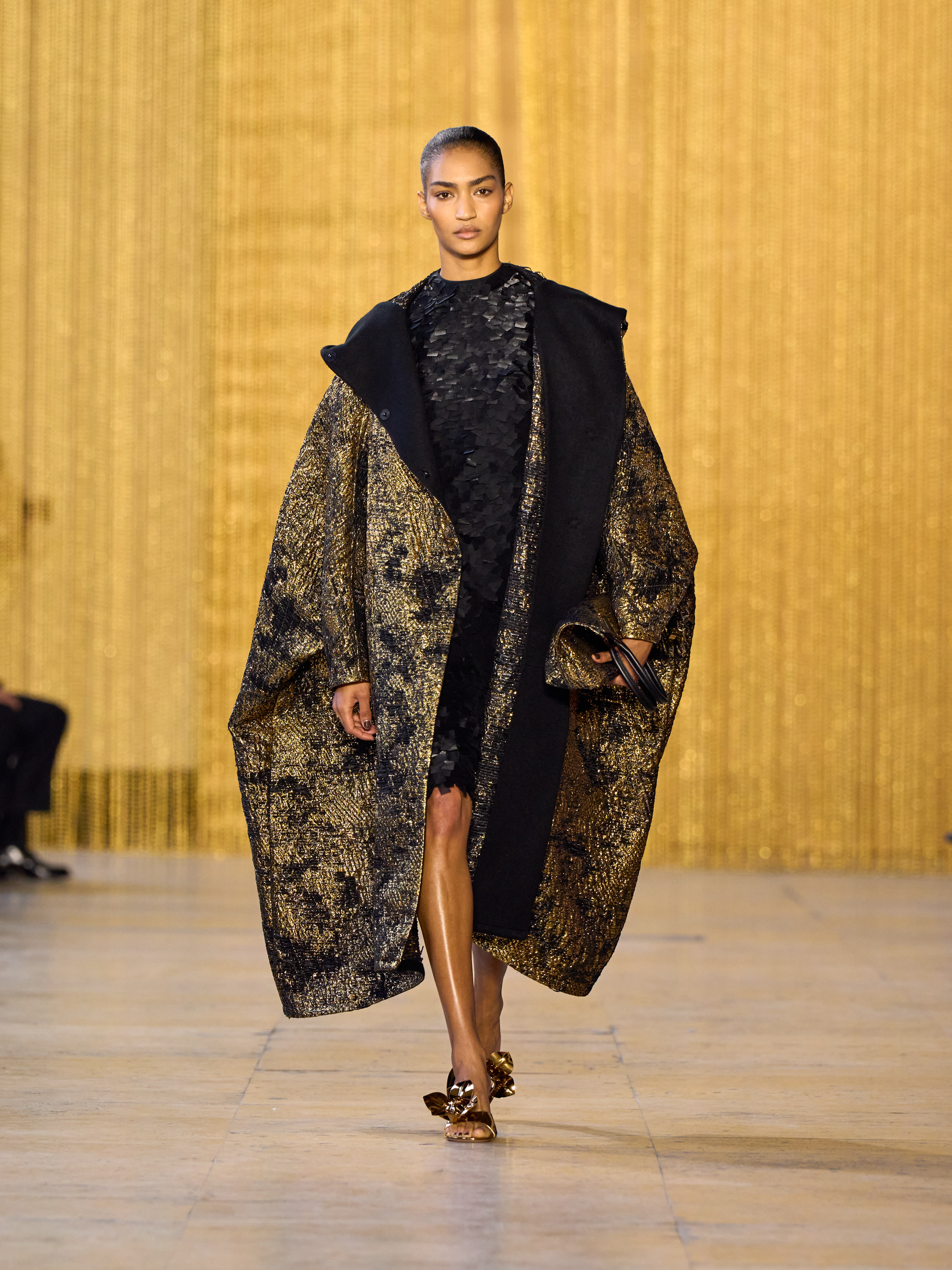 Akris Fall 2026 Show Review: Bold Colors, Gold Fringe and Chunky Knits ...