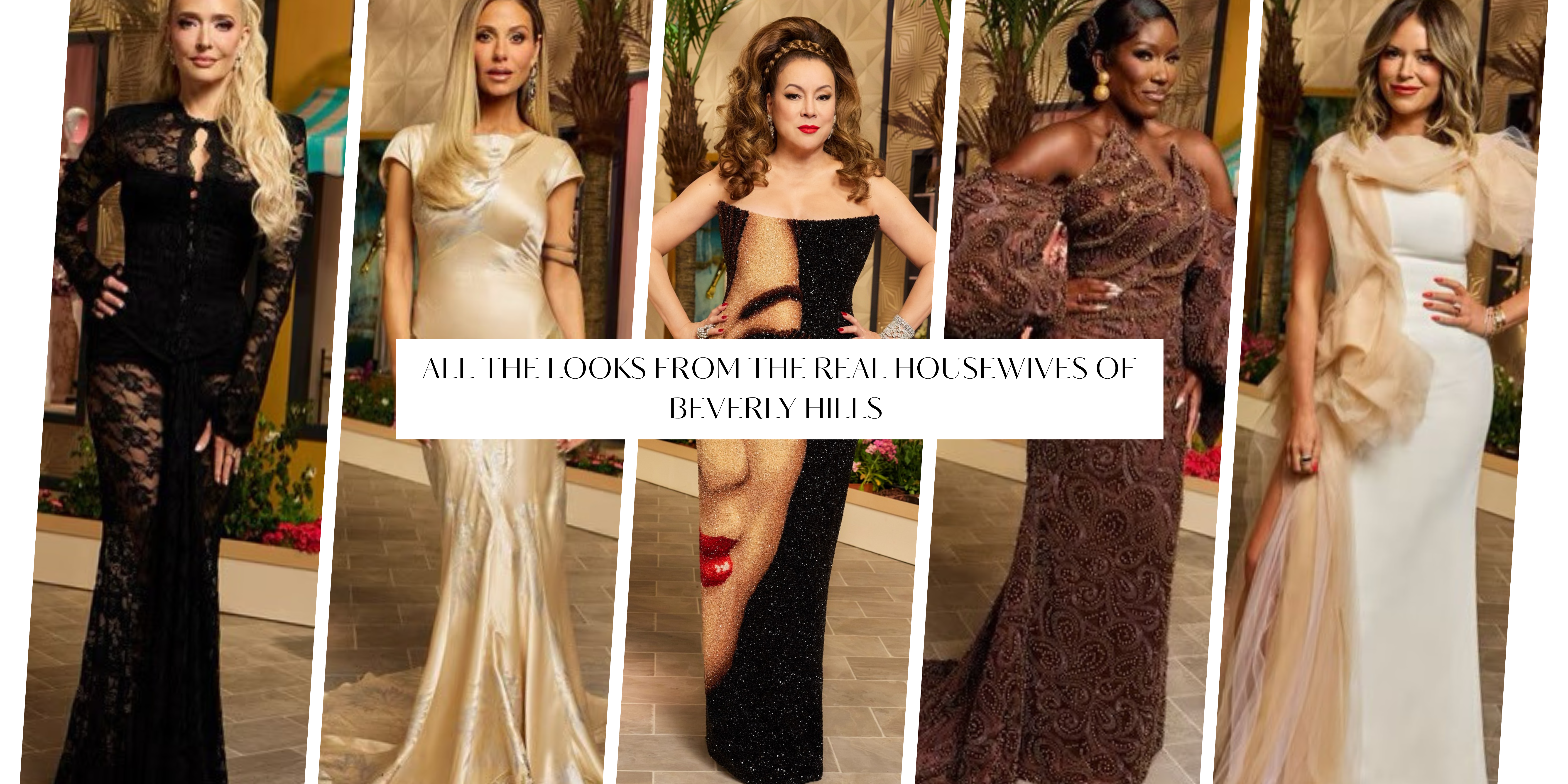88 All The Looks From The Real Housewives Of Beverly Hills Season 15 Reunion Dorit Kemsley In Gold Roberto Cavalli Erika Jayne In Black Jagne Bozoma Saint John In Beaded Mimmy Yeboah And More