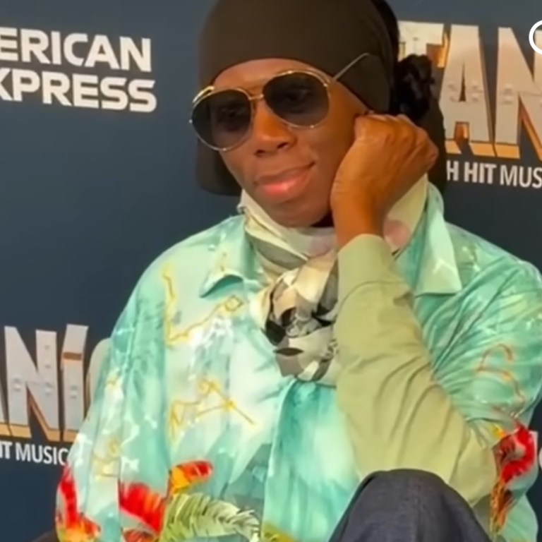 Former ANTM Judge and Stroke Survivor Miss J. Alexander Steps Out in Blue Jerome Lamaar Shirt at TITANIQUE Opening Night