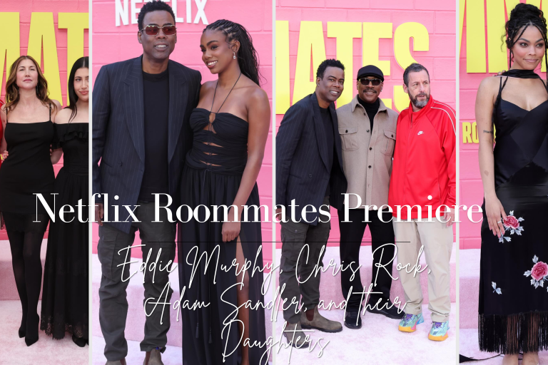 On the Scene at the Netflix “Roommates” Premiere: Eddie Murphy, Chris Rock, Adam Sandler, and Their Daughters in ABL Studio, Tom Ford, Self-Portrait, and House of CB