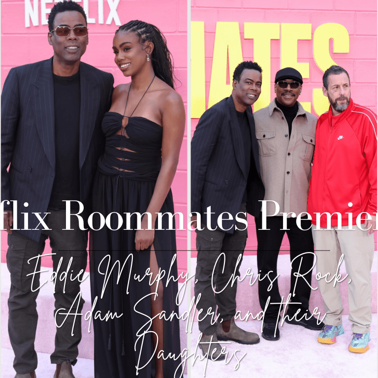On the Scene at the Netflix “Roommates” Premiere: Eddie Murphy, Chris Rock, Adam Sandler, and Their Daughters in ABL Studio, Tom Ford, Self-Portrait, and House of CB
