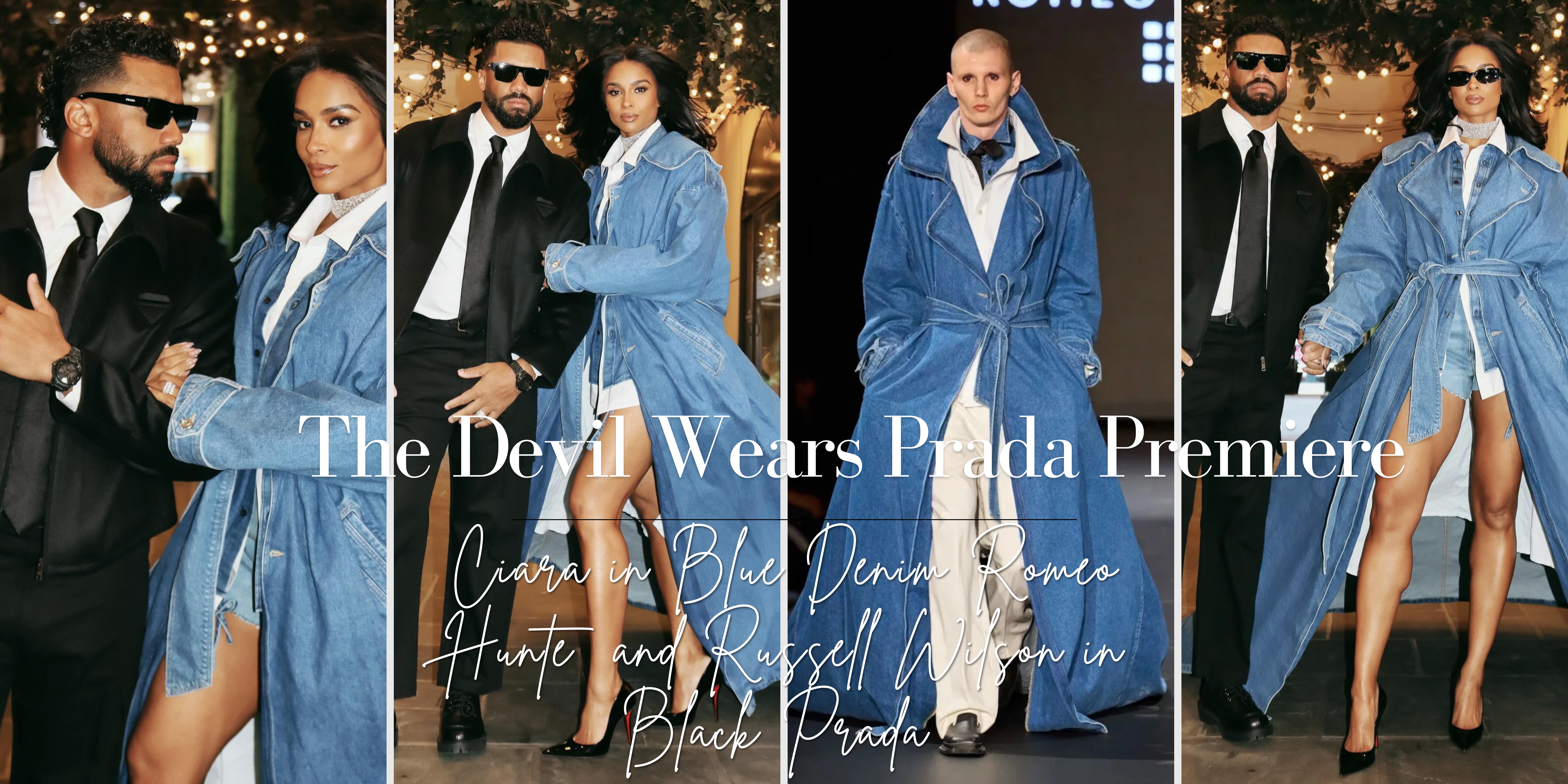 Ciara Stuns in Denim Romeo Hunte Fall 2026 and Russell Wilson