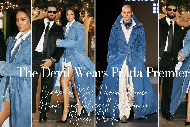 Ciara Stuns in Denim Romeo Hunte Fall 2026 and Russell Wilson Looks Fly in Prada at the Devil Wears Prada 2 New York Premiere