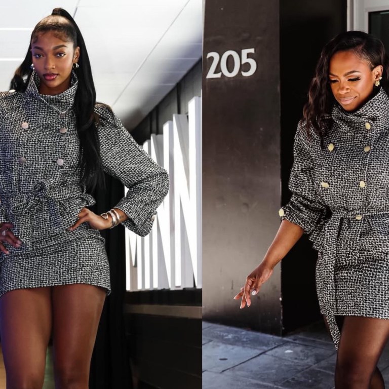 Who Wore it Better? Angel Reese Vs. Kandi in Miss Circle’s Tweed Skirt Set + Find a Link to Purchase!