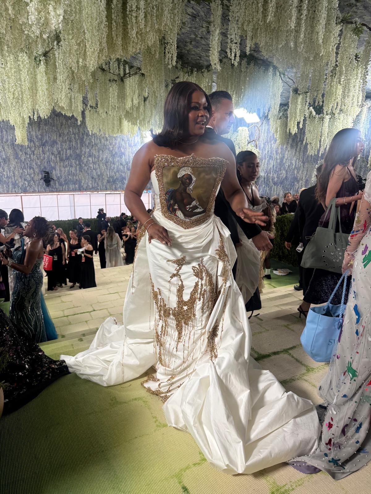 1 Claires Life The 2026 Met Gala Wearing A Khaled Marwan La Madeleine Gown And Jewelry By The Iconic Timepieces