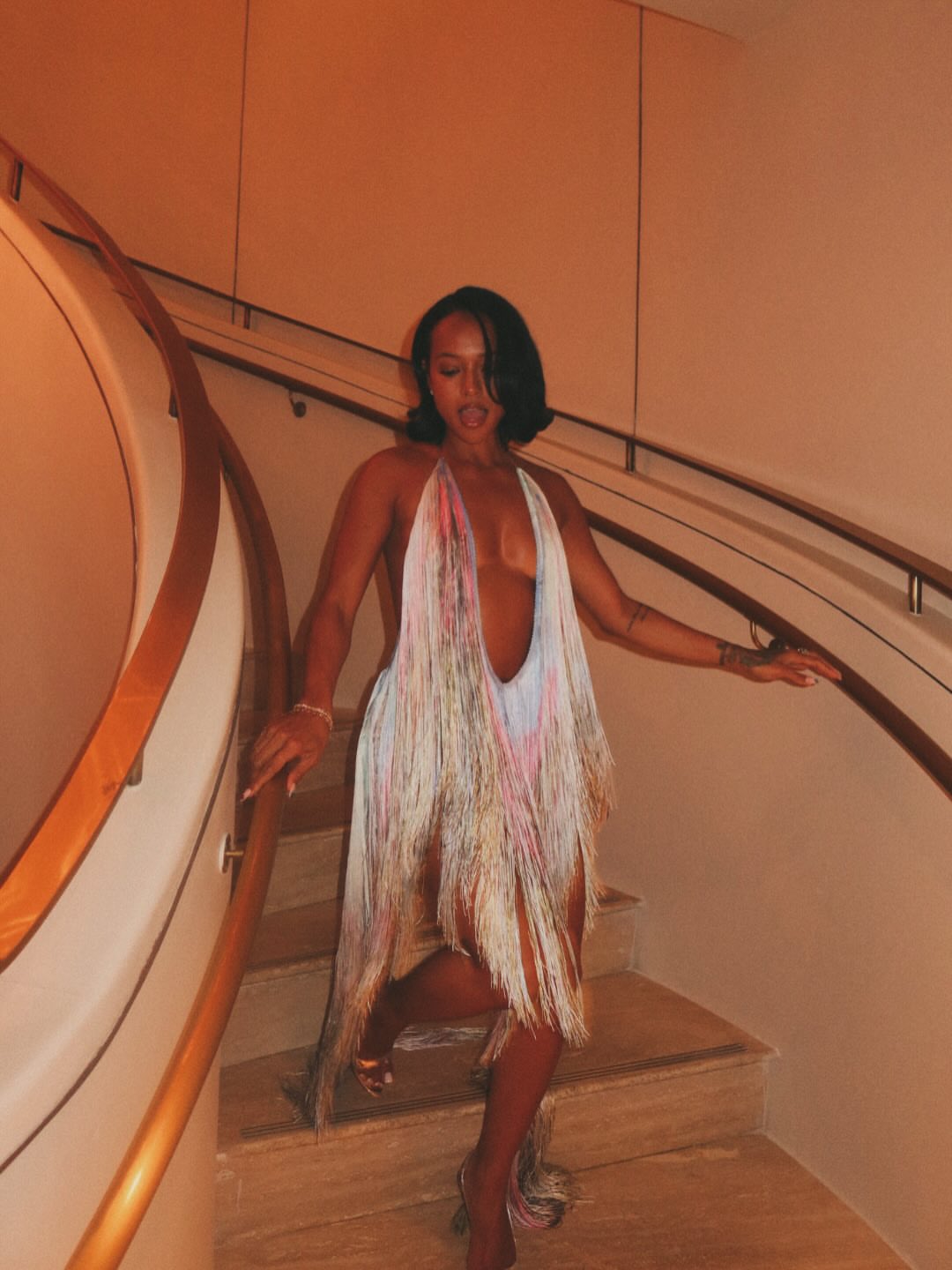 2 You Ask We Answer Who Made Karrueches Multicolor Fringe Birthday Dress