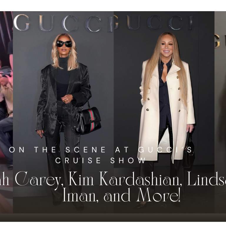 On the Scene at Gucci’s Cruise Show in New York City: Mariah Carey, Kim Kardashian, Lindsay Lohan, Iman, and More!