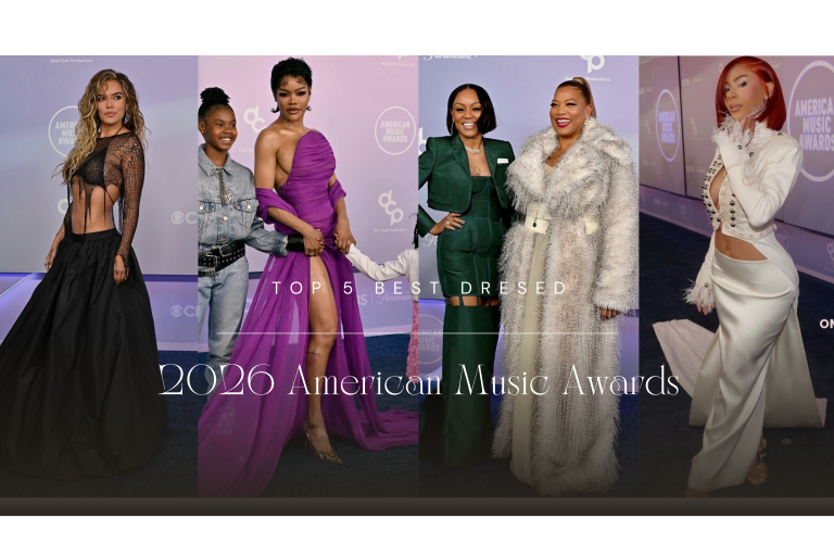The Top 5 Best Dressed at the 2026 American Music Awards in Las Vegas: Queen Latifah in Christian Siriano, Teyana Taylor in Purple Balenciaga, Mariah the Scientist, and More!