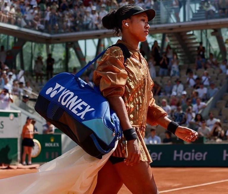 Naomi Osaka Wore Two Custom Kevin Germanier Upcycled Nike Looks at Roland Garros 2026
