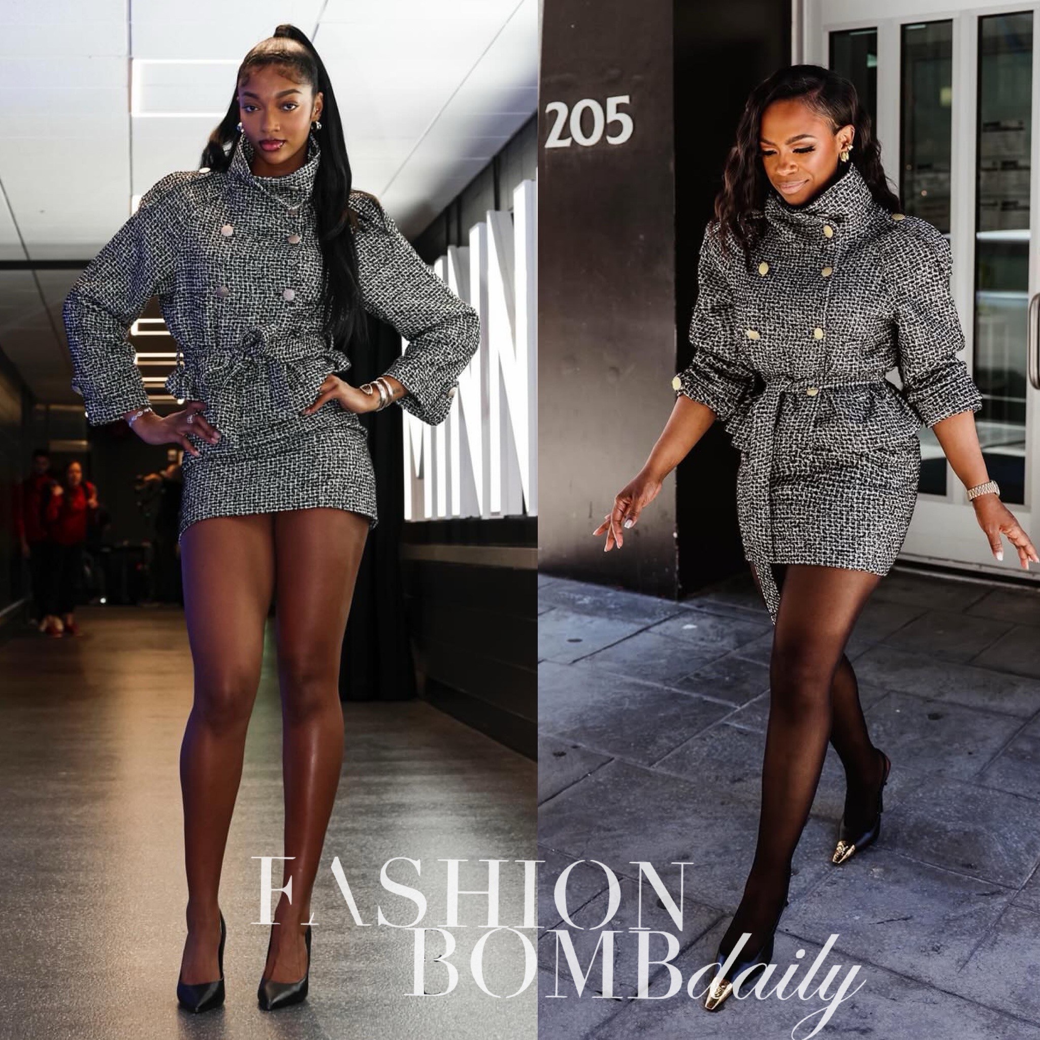 Who Wore it Better? Angel Reese Vs. Kandi in Miss Circle's Tweed Skirt