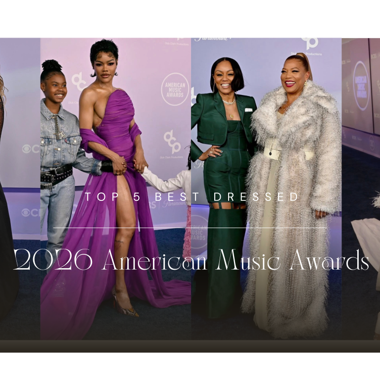 The Top 5 Best Dressed at the 2026 American Music Awards in Las Vegas: Queen Latifah in Christian Siriano, Teyana Taylor in Purple Balenciaga, Mariah the Scientist, and More!