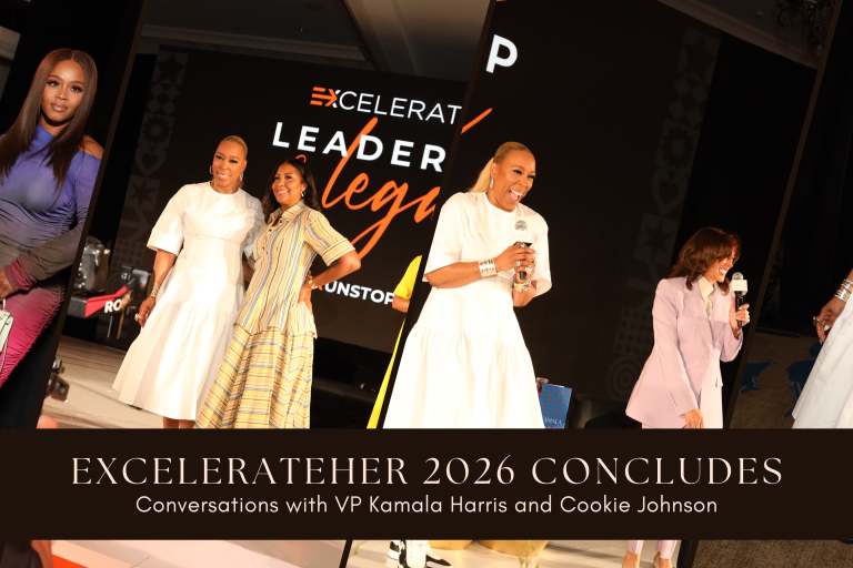 ExcelerateHer 2026 Ends with a Bang: Conversations with Cookie Johnson and Former Vice President Kamala Harris