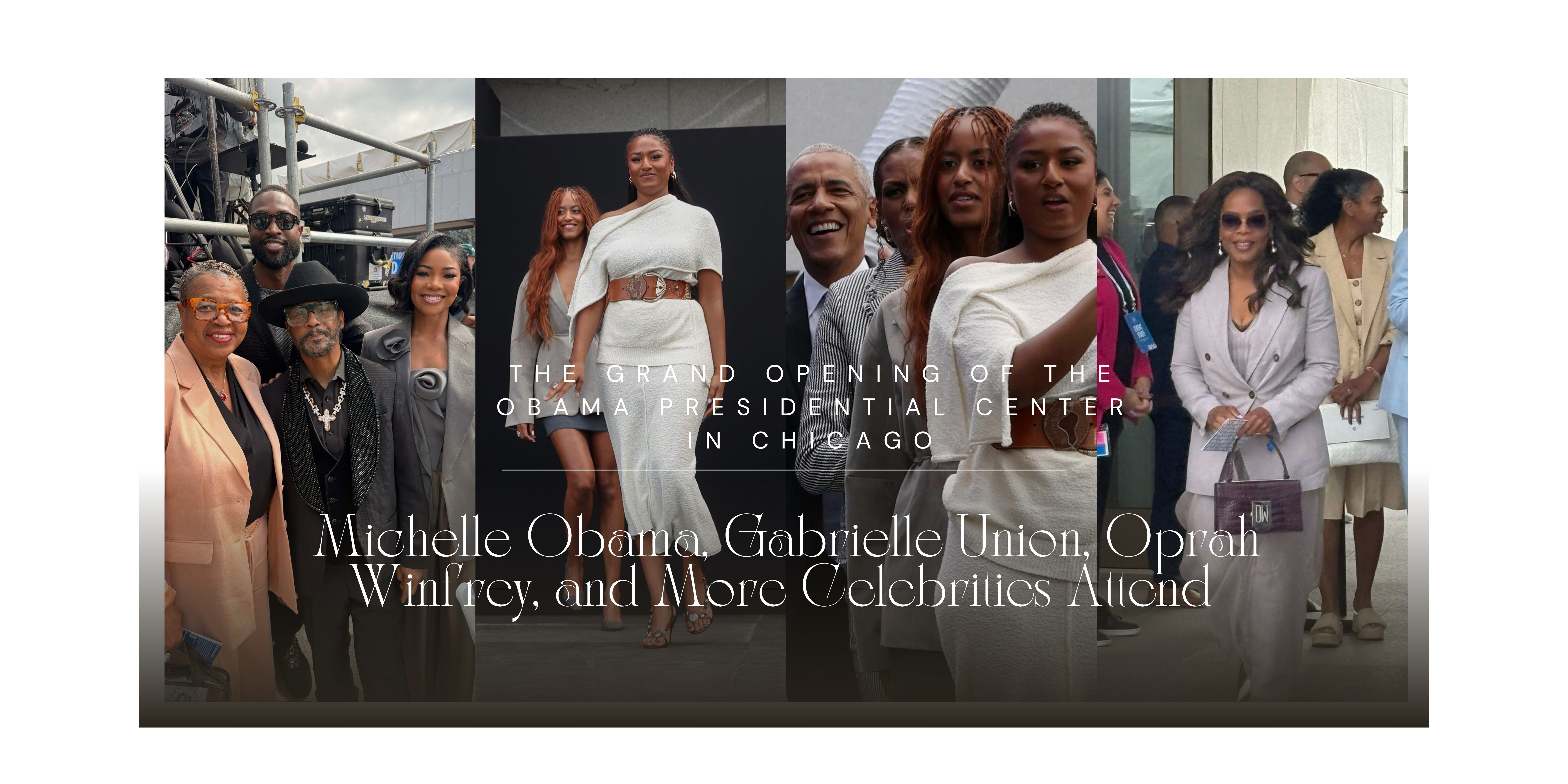 Michelle Obama, Gabrielle Union, Oprah Winfrey, and More Celebrities Attend the Grand Opening of the Obama Presidential Center in Chicago