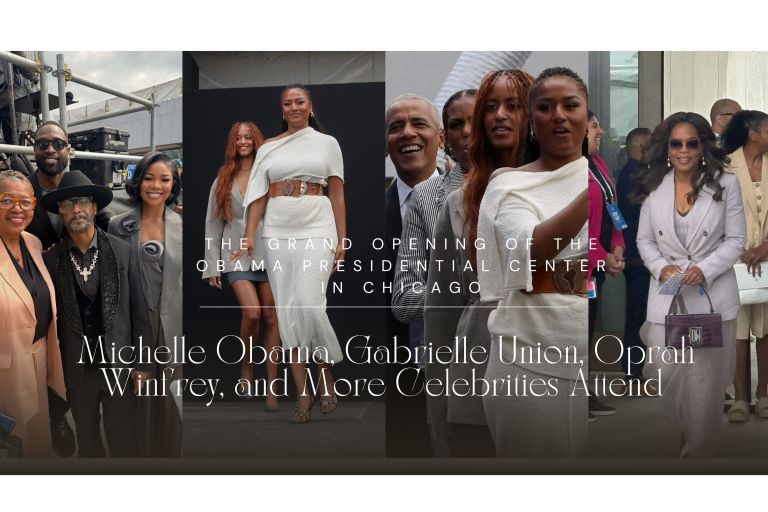 Michelle Obama, Gabrielle Union, Oprah Winfrey, and More Celebrities Attend the Grand Opening of the Obama Presidential Center in Chicago