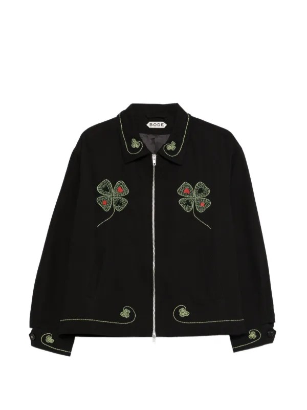 10 Jay Z Wore His New Afro And A 1183 Bode Lucky Draw Embroidered Jacket To The NBA Finals In New York City