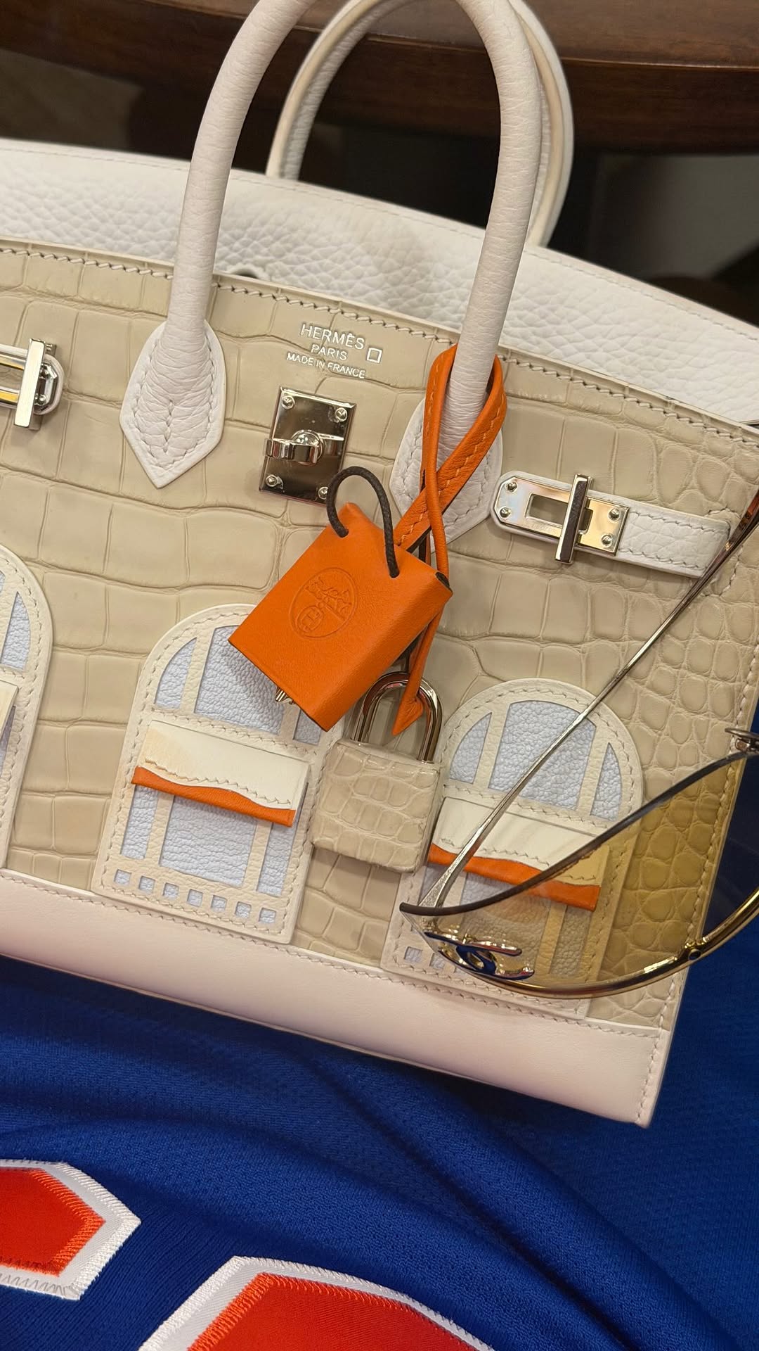 3 Azzy Milan And Dad Fat Joe Step Out In Louis Vuitton And A 250K Hermes Faubourg Birkin Bag At The New York Knicks NBA Finals