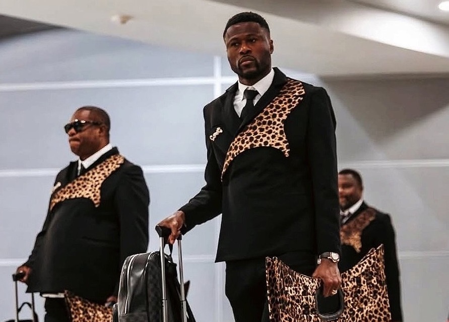 Democratic Republic of Congo National Team Arrives at 2026 FIFA World Cup in Matching Leopard-Print Suits by Alvin JMAK Democratic Republic of Congo National Team Arrives at 2026 FIFA World Cup in Matching Leopard-Print Suits by Alvin JMAK