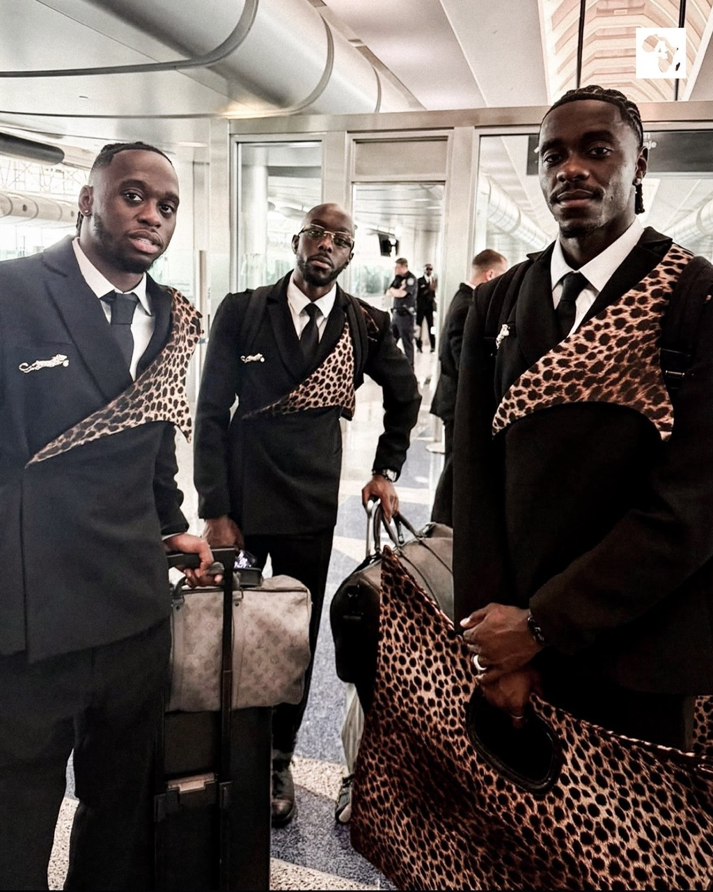 888 Democratic Republic Of Congo National Team Arrives At 2026 FIFA World Cup In Matching Leopard Print Suits By Alvin JMAK