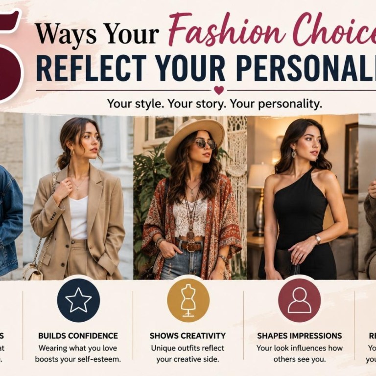5 Ways Your Fashion Choices Reflect Your Personality