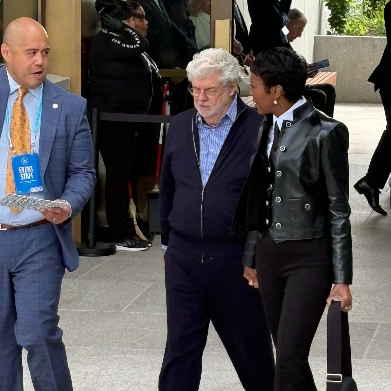 Mellody Hobson George Lucas The Grand Opening Of The Obama Presidential Center In Chicago