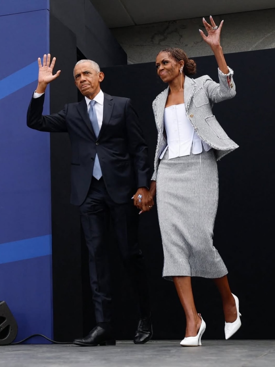 Michelle And Barack Obama The Grand Opening Of The Obama Presidential Center In Chicago