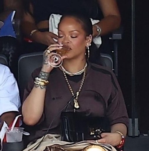 Rihanna Watches FIFA World Cup 2026 Final in Vetements Trademark Football Jersey and Aflalo Bromer Shorts