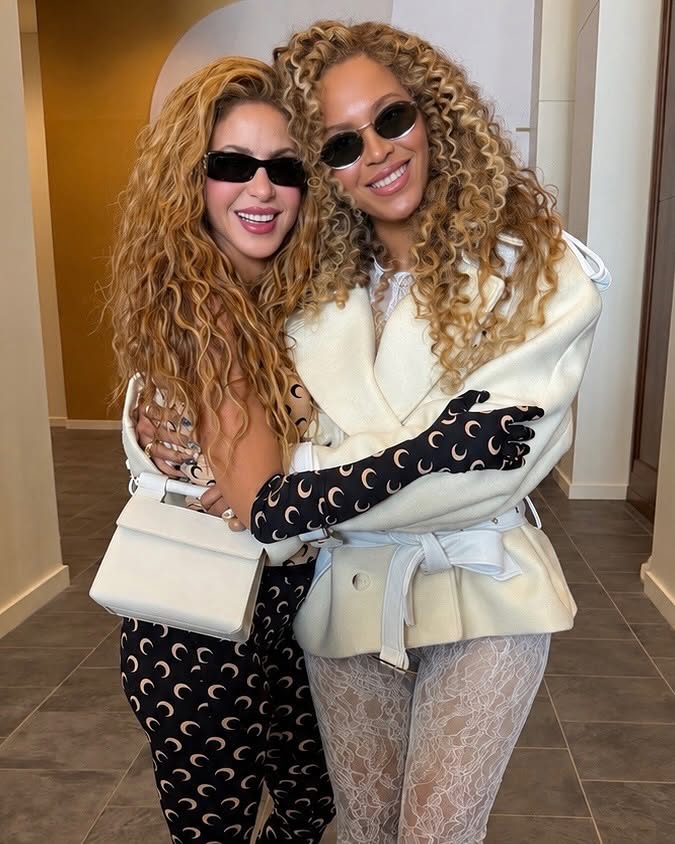 3 Beyonce Stuns In Custom Laquan Smith Cropped Trench Coat And Lace Catsuit At FIFA World Cup 2026 Final Alongside Jay Z And Shakira