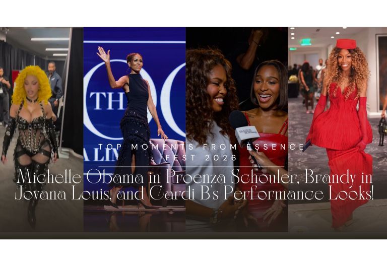 Top 5 Moments from Essence Fest 2026: Michelle Obama in Proenza Schouler, Brandy in Red Jovana Louis, Cardi B’s Performance Looks, and more!