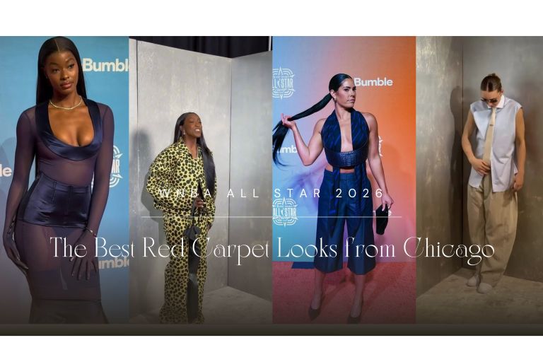 WNBA All-Star 2026: Kelsey Plum in Hermès, A’ja Wilson in Rahul Mishra, and More Red Carpet Looks From Chicago