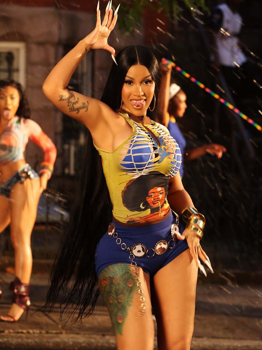 Cardi B Wore Meji Meji And Vintage Dior In Her New A Ha Music Video