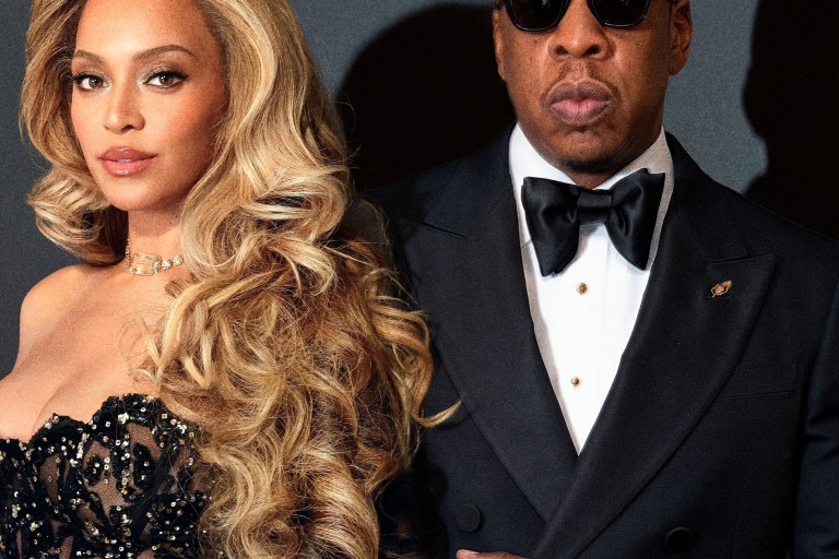 Beyoncé Wore A Black Sheer Embellished Elie Saab Gown for Jay-Z’s HBO Documentary