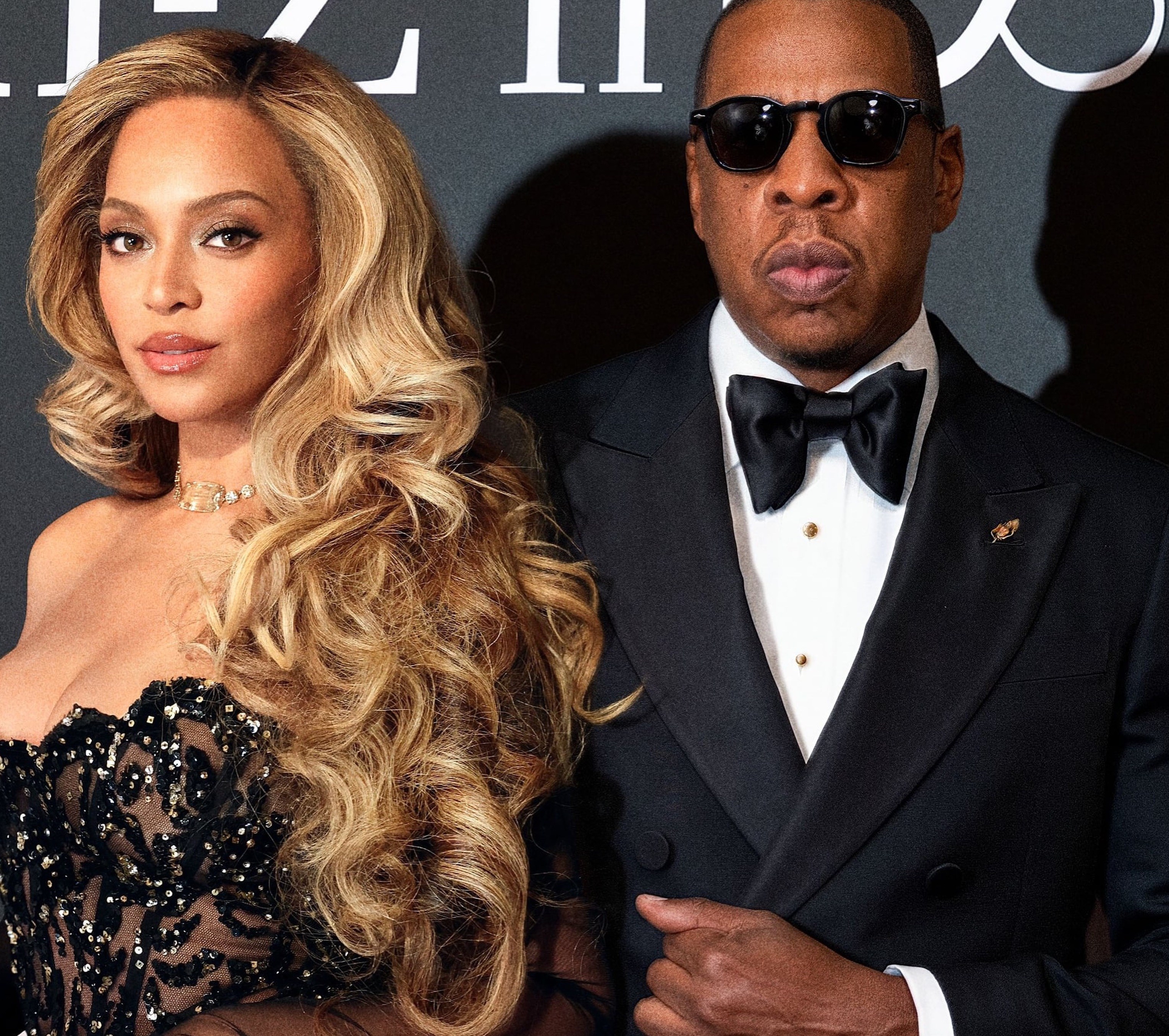 Beyonce Wore A Black Sheer Embellished Elie Saab Gown For Jay Zs HBO Documentary Image 1789870131 11