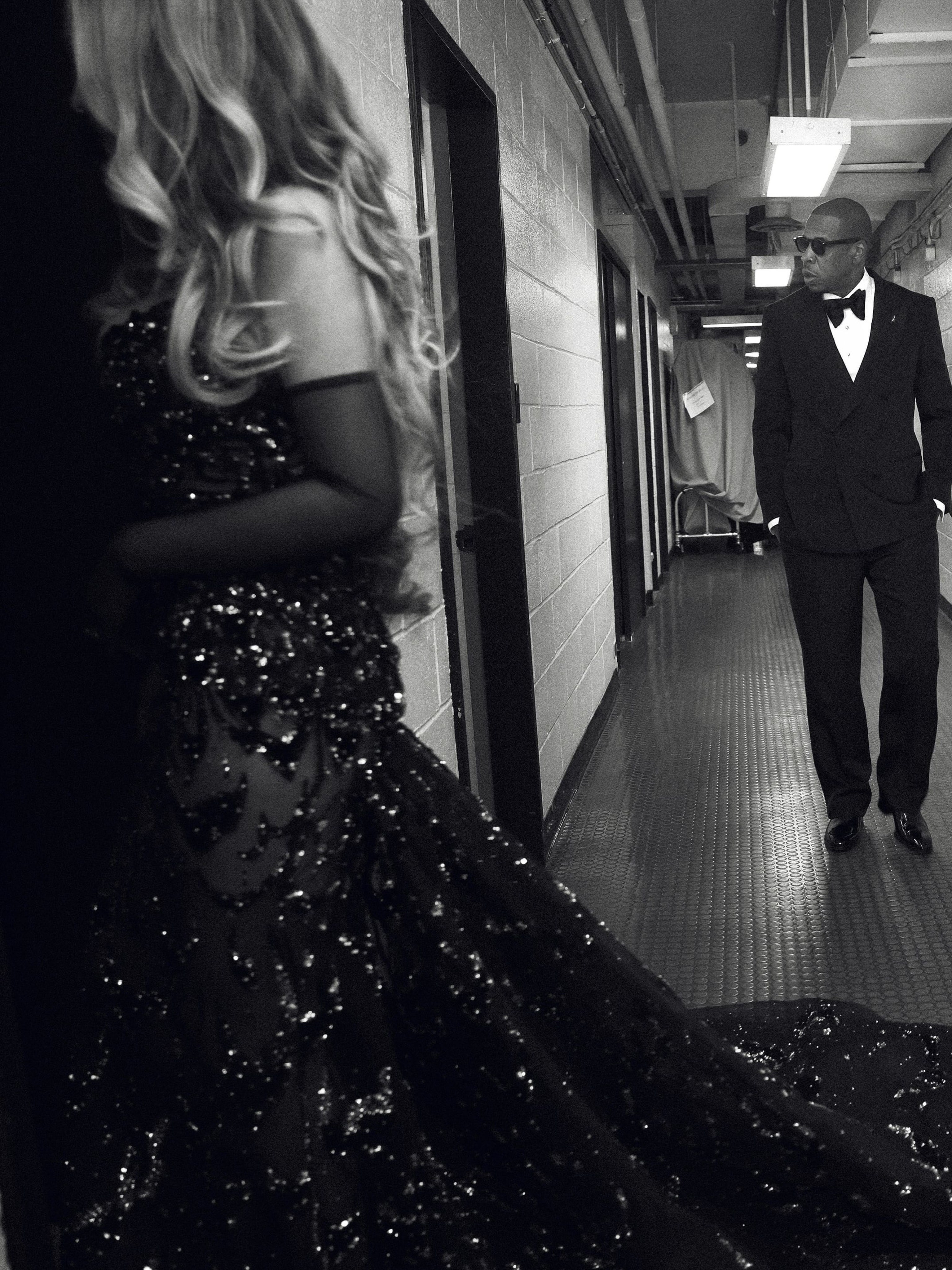 Beyonce Wore A Black Sheer Embellished Elie Saab Gown For Jay Zs HBO Documentary Image 1789870131 9